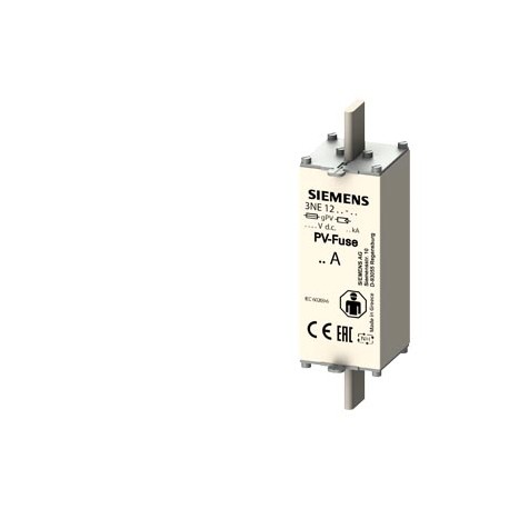 3NE1225-5E SIEMENS PV fuse link, with blade contacts, NH1XL, In: 200 A, gPV, Un DC: 1500 V, front indicator