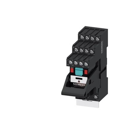 LZS:PT5B5S15 SIEMENS relais embrochable complet 4 W, 115 V CA Module LED rouge Socle avec séparation logique..