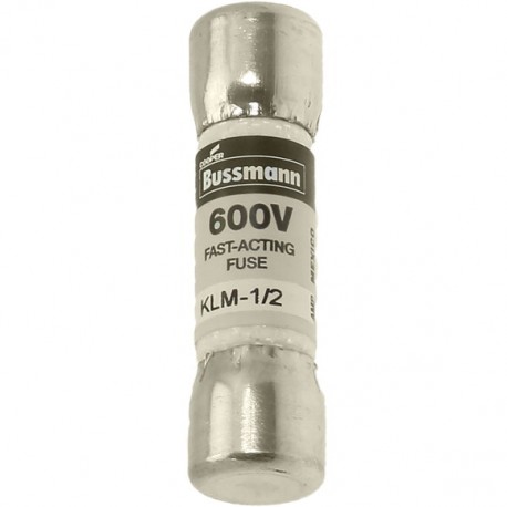 LIMITRON FAST ACTING FUSE KLM-1/2 KLM-1-2 EATON ELECTRIC LIMITRON FUSIBILE rapido