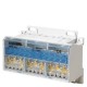 5ST2502 SIEMENS Blocco distributore a 4 poli, 125A, 690V ingresso: 1x 25/35mm2 uscita: 4x 16+7x 10 mm2 per m..