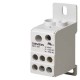 5ST2505 SIEMENS Blocco distributore a 1 polo, 125A, 690V ingresso: 1x 10-35+1x 6-16mm2 uscita: 6x 2,5-16mm2 ..