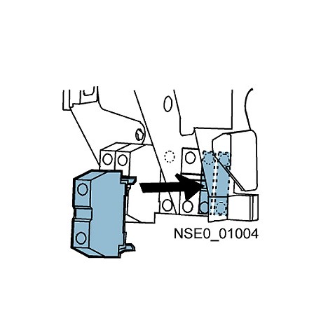 3WL9111-0AG01-0AA0 SIEMENS Accesorios interruptor automático 3WL, Bloque de contactos auxiliares 2 NA+2 NC