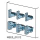 3WL9111-0AM03-0AA0 SIEMENS accessori per interruttori automatici 3WL, attacchi per conduttori principali, 1 ..