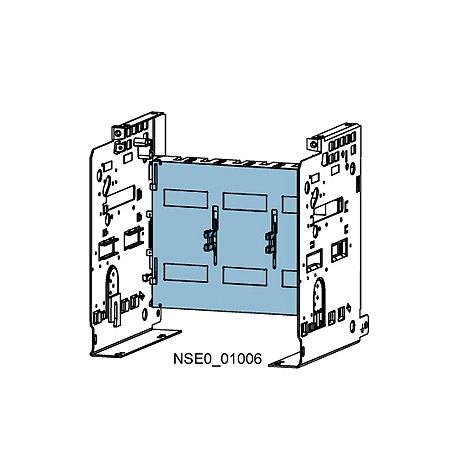 3WL9111-0AP08-0AA0 SIEMENS accessories circuit breaker 3WL shutter for guide frame 4p size I, with locking d..