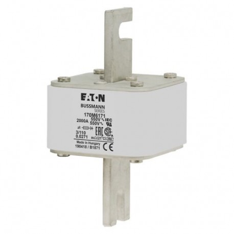 FUSE 850A 1750V 3FKE/150 AR CS 170M6184 EATON ELECTRIC ПРЕДОХРАНИТЕЛЬ 850А 1750 В 3FKE/150 AR CS