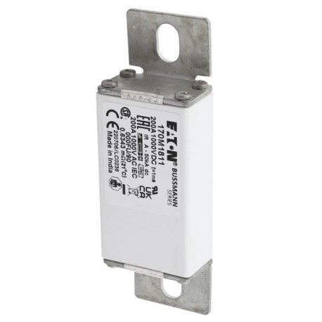 170M1811 EATON ELECTRIC ПРЕДОХРАНИТЕЛЬ 200А 1000 В постоянного тока 000FU / 90 AR UR