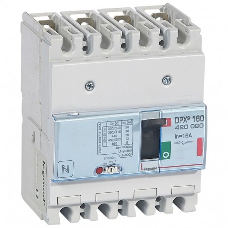 420090 LEGRAND DPX³160 mag. 4P 16A 36kA
