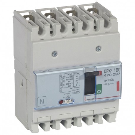 420097 LEGRAND DPX³160 mag. 4P 160A 36kA