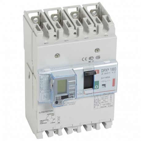 420117 LEGRAND DPX³160 mag+dif 4P 160A 36kA