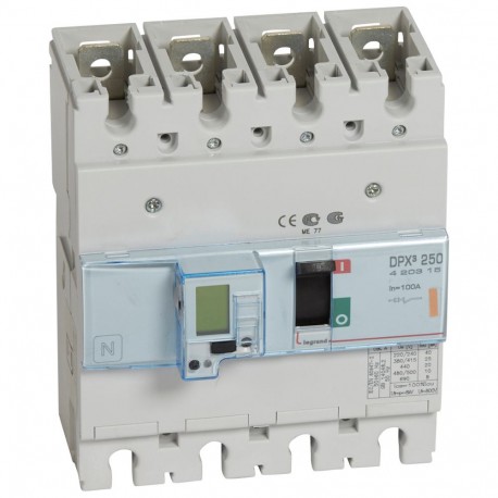 420315 LEGRAND DPX3250 eletti. 4P 100A 25kA