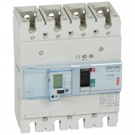 420349 LEGRAND DPX3250 élus. 4P 250A 36kA