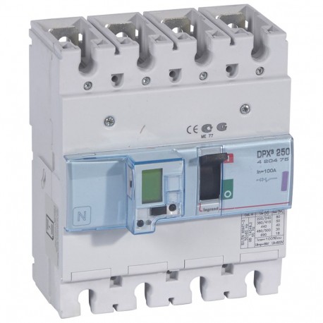 420475 LEGRAND DPX3250 elec+med 4P 100A 50kA