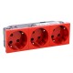 077282 LEGRAND MO-BASE 3X2P+T RO SEL AUTO