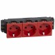 077623 LEGRAND MO-BASE 3X2P+T RO DLP TOR SEL