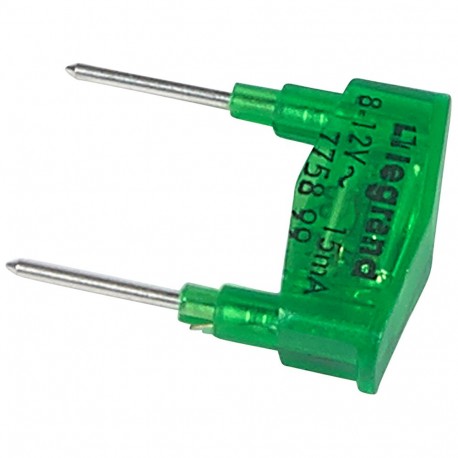 069499 LEGRAND PL-LAMP 12V/15MA GREEN