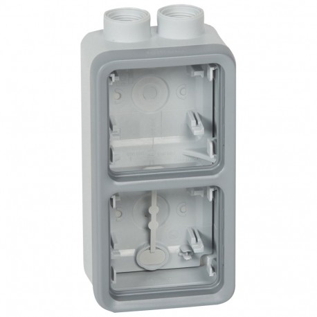 069668 LEGRAND PL-COMP SUP-BOX 2ELE SIEHE GRAU