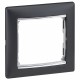 770391 LEGRAND VL-PIASTRA-1ELE NERO/ARGENTO