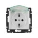 774220 LEGRAND VL-2P+T DÉCHIRÉ IP44 BLANC