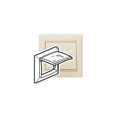 774350 LEGRAND VL-PLAQUE-1ELE IP44 D'IVOIRE