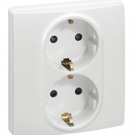 664543 LEGRAND NL-BASE 2X2P+T 16A AUTO BRANCO.