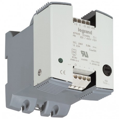 047022 LEGRAND SOURCE ALIM FILTR 24V 60W 2.5 A