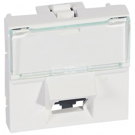 076503 LEGRAND MO-BASE RJ45 C6 45 UTP 2M BL