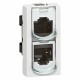 076539 LEGRAND MO-BAS 2RJ45 DAT/DAT FTP 1M BL