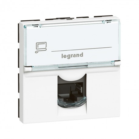 076565 LEGRAND MO-BASE-RJ45 C6 FTP 2M BL