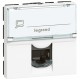 076591 LEGRAND MO-BASE-RJ45 C6 UTP 90 2M BL