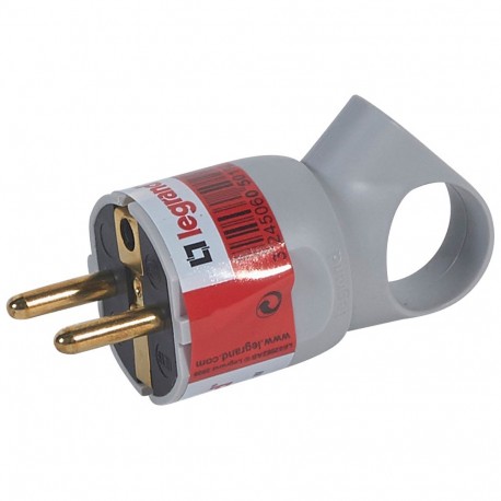 050192 LEGRAND PLUG 2P+T 16A C/T GREY GSB