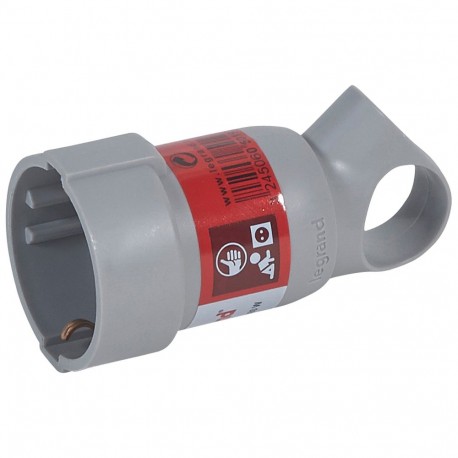 050193 LEGRAND 2P+T 16A C/T GREY GSB