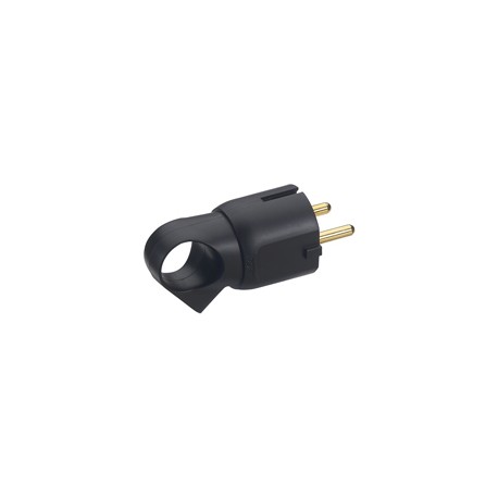 050194 LEGRAND PLUG 2P+T 16A C/T BLACK GSB