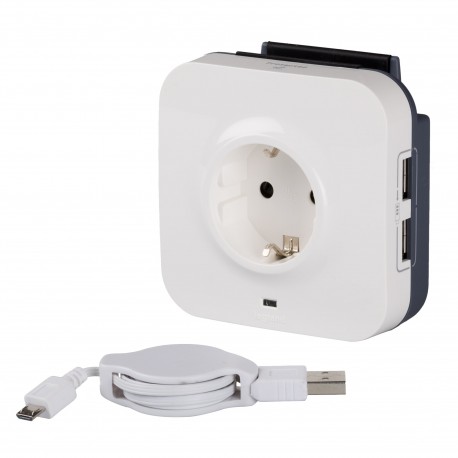 694671 LEGRAND Берет с Поддержка тел.+2USB