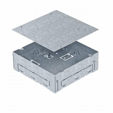 UDHOME BOX 4 7427430 OBO BETTERMANN Incasso alloggi per GES4-2, banda zincato, DIN EN 10147, Acciaio, St