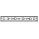 2CPX039381R9999 ABB ED1 DIN Profile 35x15, (1 largura)