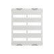 2CPX062818R9999 ABB AS24 Coperchio scanalato passo 125 mm, H600xA500