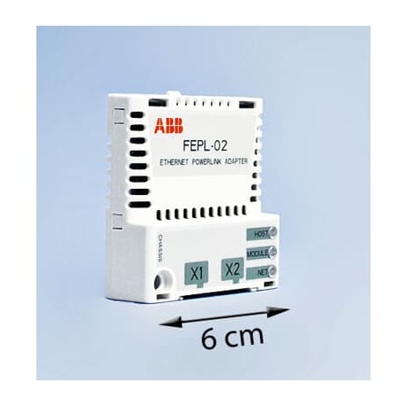 3AUA0000072120 FEPL-02 ABB Módulo adaptador bus campo ACS480 y ACS580. Protocolo Ethernet POWERLINK