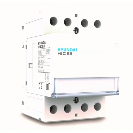 HIC25-40NSX024 HYUNDAI Contactor modular 25A 4NO+0NC 24V AC