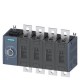3KD4444-0PE10-0 SIEMENS SWITCH-DISCONNECTOR 500A, FRAME SIZE 3, 4-POLE LATERAL DRIVE LEFT BASIC UNIT WITHOUT..