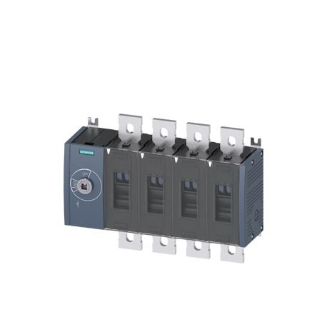 3KD5040-0QE10-0 SIEMENS SWITCH-DISCONNECTOR 1000A, FRAME SIZE 4, 4-POLE FRONT OPERATING LEFT BASIC UNIT WITH..