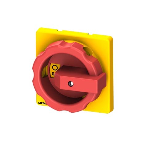 3LD9224-3G SIEMENS commande rotative, manette de commande rouge/jaune, pour coffret en matière isolante, pou..