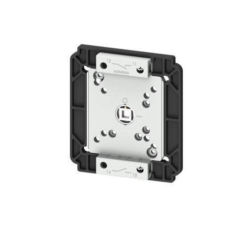 3LD9240-5D SIEMENS Auxiliary switch, 1NO+1NC 20-150ms leading, for four-hole front mounting, for floor mount..