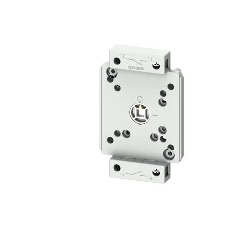 3LD9280-5D SIEMENS Auxiliary switch, 1NO+1NC 20-150ms leading, for four-hole front mounting, for floor mount..