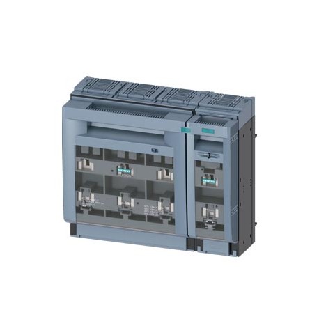 3NP1164-1BC10 SIEMENS SENTRON, fuse switch disconnector 3NP1, 4-pole, NH3, 630 A, for 60mm 8US busbar system..
