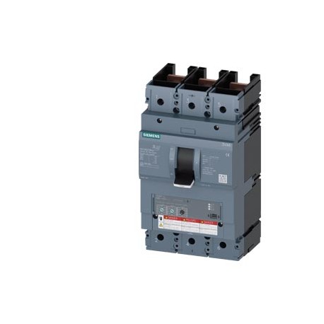 3VA6460-0HL31-0AA0 SIEMENS circuit breaker 3VA6 UL frame 600 breaking capacity class E 200 kA @ 480 V 3-pole..