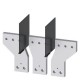 3VA9603-0QC00 SIEMENS FRONT BUS CONNECTORS OFFSET 3 PCS. ACCESSORY FOR: 3VA15/25 1000