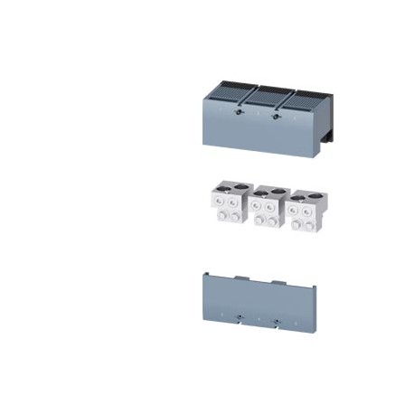 3VA9673-0JC24 SIEMENS borne pour conducteurs ronds avec prise de tension auxiliaire pour 2 câbles : 3 pcs. a..