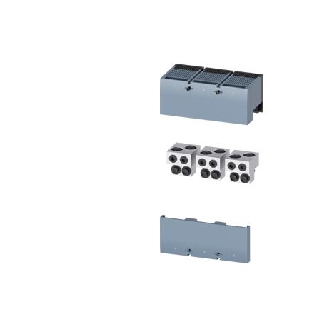 3VA9673-0JJ24 SIEMENS borne pour conducteurs ronds pour 2 câbles : 3 pcs. accessoires pour : 3VA55/3VA65/3VA..