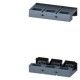 3VA9673-0QA00 SIEMENS plages de raccord. par vis, 3 pièces plaque de filetage en pouces, capot en haut et en..
