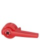 3VA9687-0GC05 SIEMENS SUPPLEMENTARY HANDLE FOR DOOR MOUNTED ROTARY OPERATOR EMERGENCY-STOP ACCESSORY FOR 3VA..